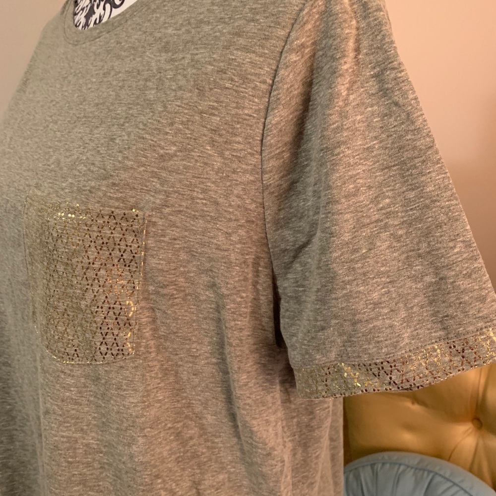 NWOT Lane Bryant Grey T-Shirt 14/16